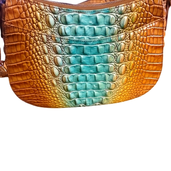 Brahmin Shayna Cactus Ombre Melbourne Crossbody bag and wallet - Picture 5 of 6